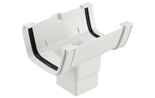 PVC Gutter Running Outlet 6"
