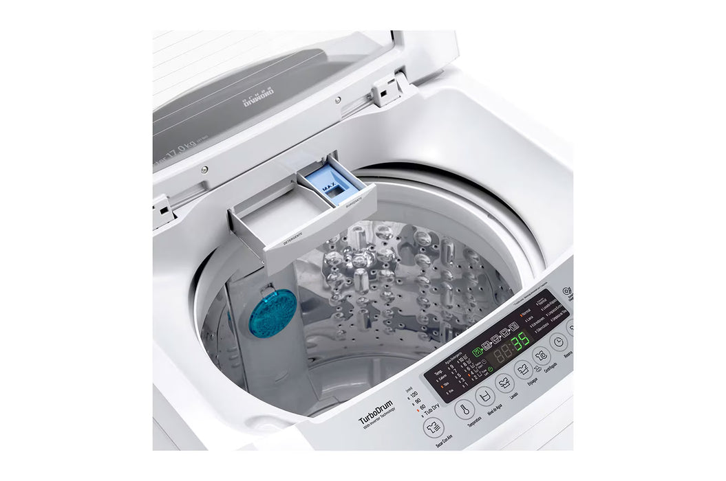 LG 19kg Top Loading Washing Machine, Smart Inverter, Smart Motion, TurboDrum™, Gray Color