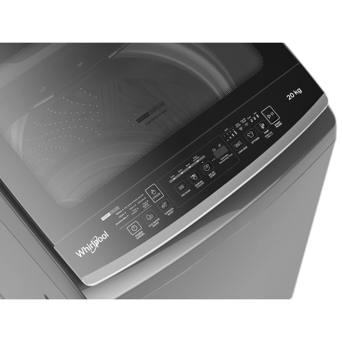 Whirlpool 20kg Top Load Washer, Dark Gray - WW20BTACWW