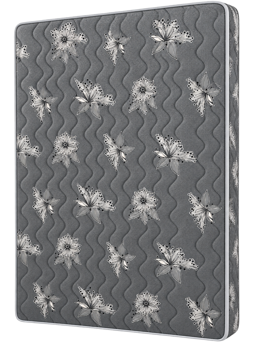 Quilted Gray Floral Supreme Queen Mattress