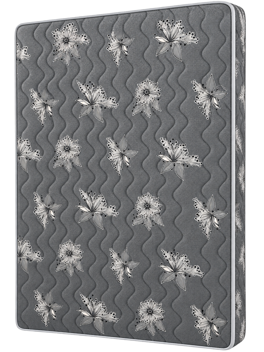 Quilted Gray Floral Supreme Queen Mattress