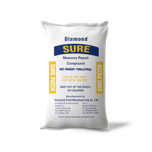 Diamond Sure Patch Masonry Repair Compound - 70LBS