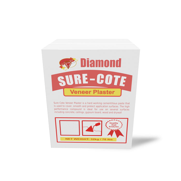 Diamond Sure Cote Veneer Plaster White - 22LBS