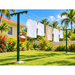 Galvanised Powder Coated Steel T-Post Clothesline