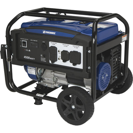 Powerhorse Portable Generator, 4500 Surge Watts, 3600 Rated Watts