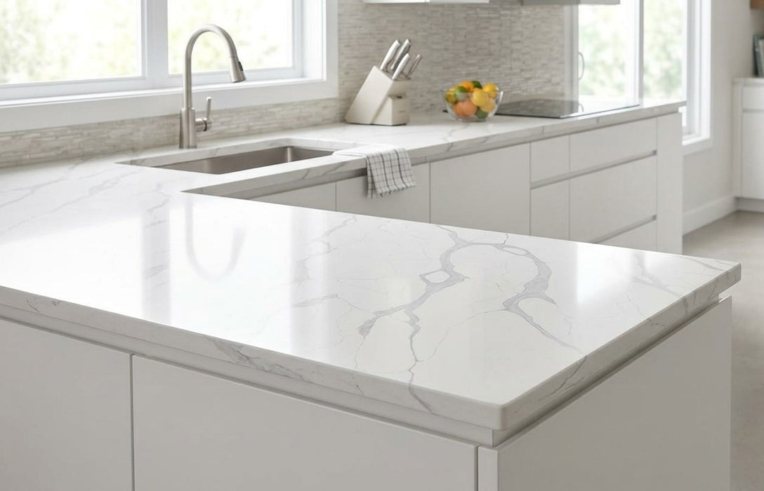 Calacatta 2212 Prefab Quartz - 9ft