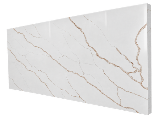 Calacatta Beige Quartz Slab 64" x 127"
