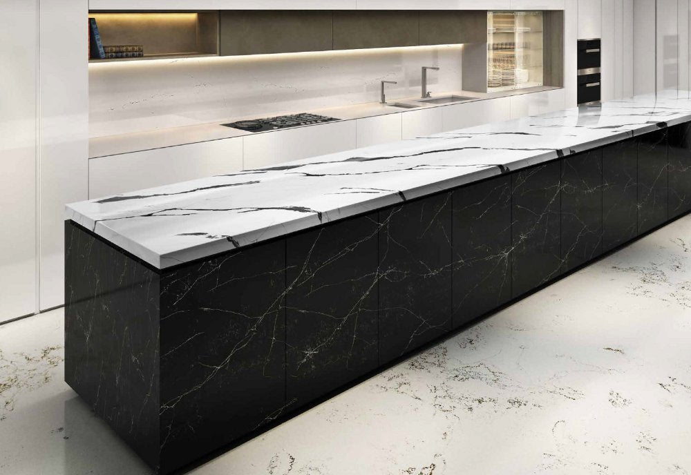 QUARTZ: CALACATA BLK 36"X127"