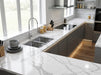 Calacatta Brown Quartz Slab 64" x 127"