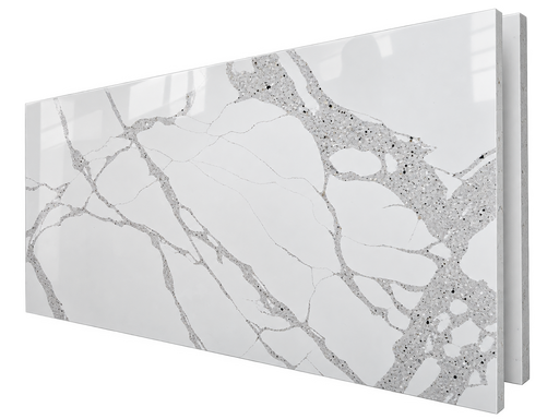 Calacatta Brown Quartz Slab 64" x 127"