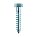 Log Screw – Zinc Plated 3/8" x 1-1/2"