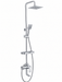 Surface Shower Faucet Set 8" | Chrome