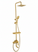 Surface Shower Faucet Set 8" | Gold