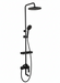 Surface Shower Faucet Set 8" | Black