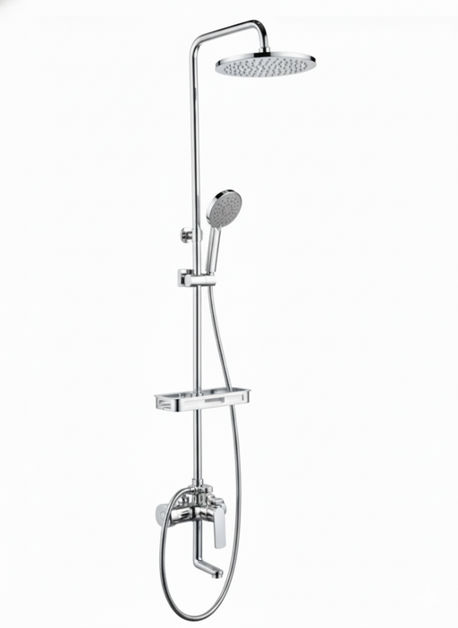 Surface Shower Faucet Set 8" Chrome