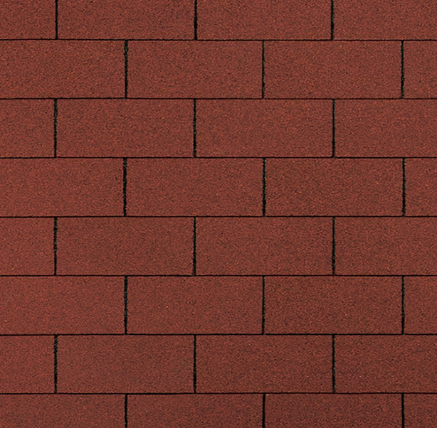 Supreme Spanish Red Fiberglass Shingles
