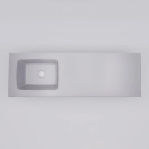Niebla Grey Kitchen Countertop With Sink 180x60cm