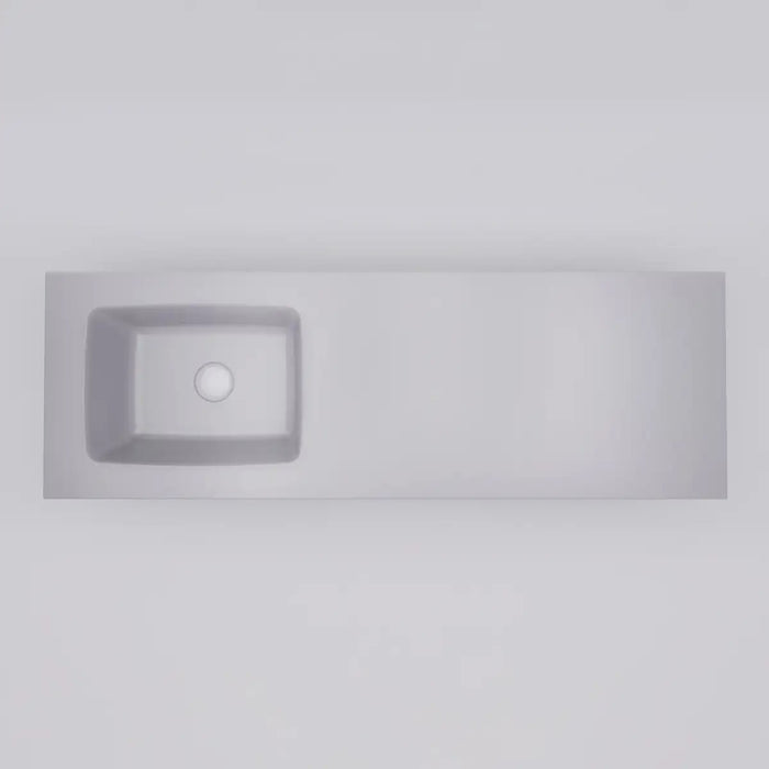 Niebla Grey Kitchen Countertop With Sink 180x60cm