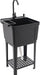 Laundry Sink 24"X24"X34"H (Black)