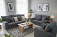Ashley Benchcraft Stone 3pcs Sofa Set