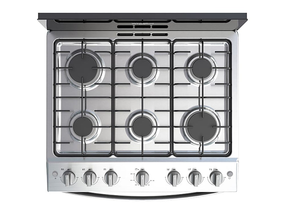 Whirlpool 30" Stove 6 Burner Gas Range