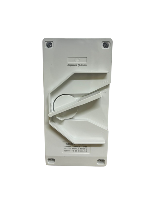 3 Pole Isolator Switch 35A 440V