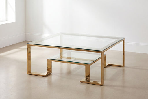 Roshley Gold Coffee Table