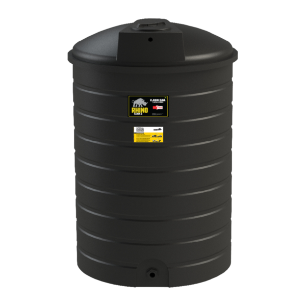 Rhino Water Tank 2000 Gallons (Black)