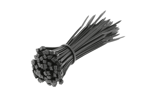 Nylon Cable Black 5.2x200mm 100pc
