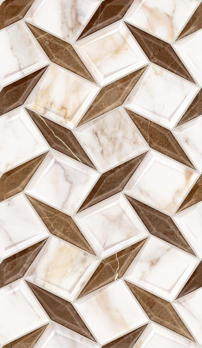 37207 Prisma Mix Ceramic Wall Tile 12" X 22"