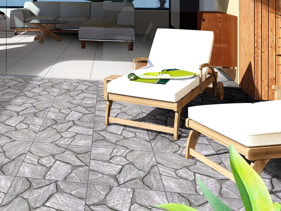 45914 Walk Ceramic Floor Tile 18" X 18"