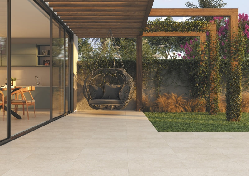 Atrio Beige Ceramic Floor and Wall Tile 24" x 24"