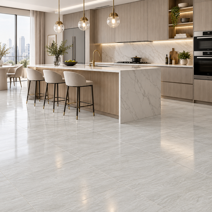 Aura Natural Gris Ceramic Floor and Wall Tile 24" x 24"