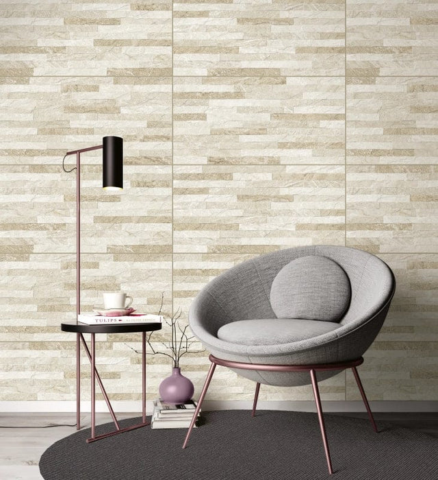 Cagliari Beige Plus Ceramic Wall Tile 15" X 30"
