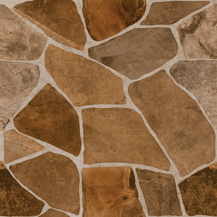 Camino Brown Ceramic Floor and Wall Tile 20" x 20"