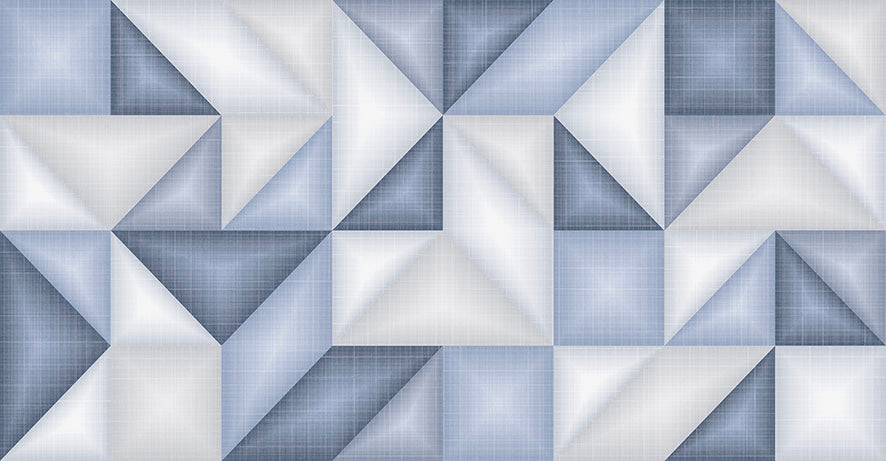 Classic Blue Ceramic Wall Tile 15" X 29"