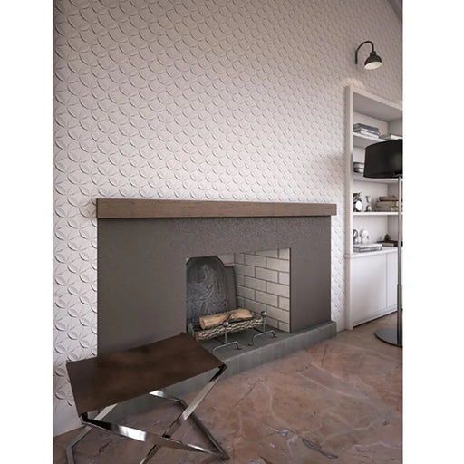 Dalia Branco Porcelain Wall Tile 17"X 25"