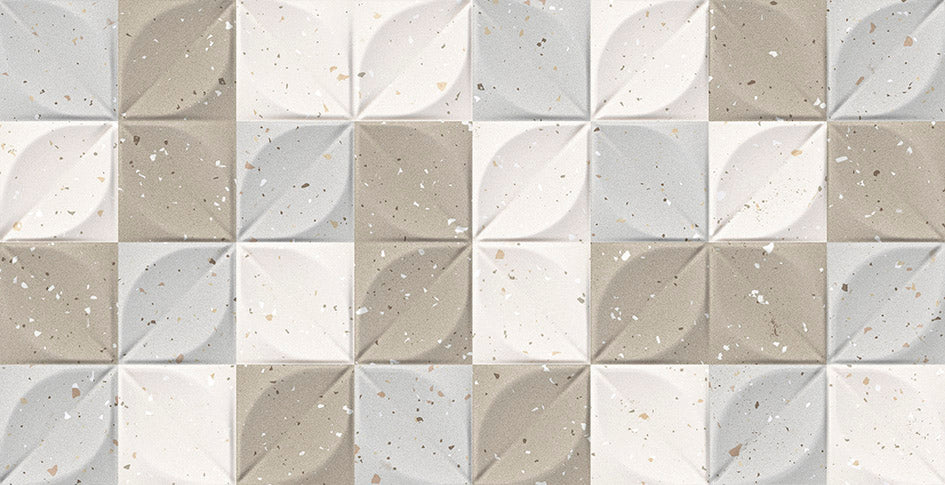 Luxor Terrazzo Ceramic Wall Tile 15" X 30"