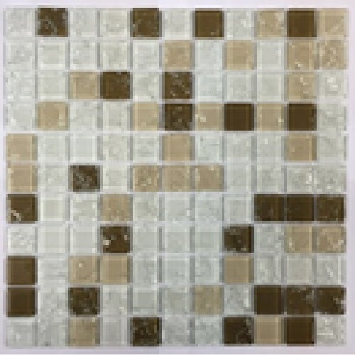 Paris Mescla  Mosaic Glass Tile 12"x12"