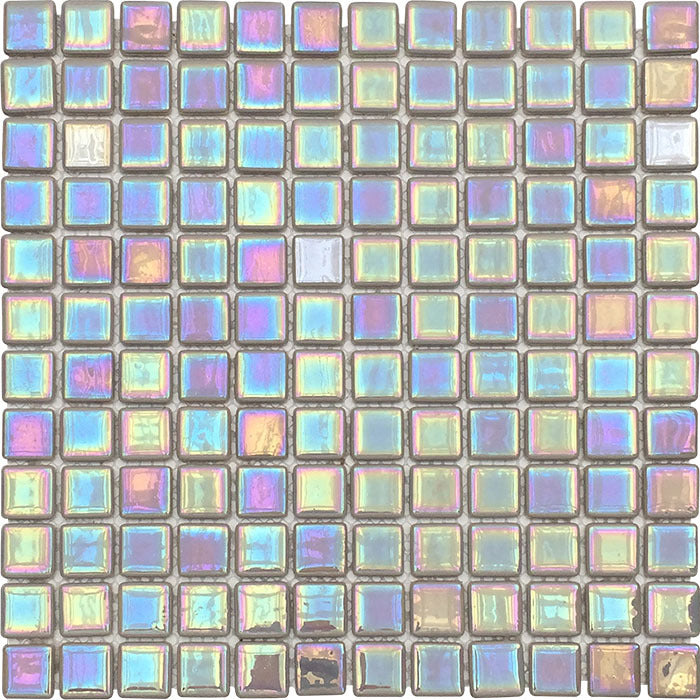 Gelo Eco Iris Mosaic Glass Tile 12"x12"