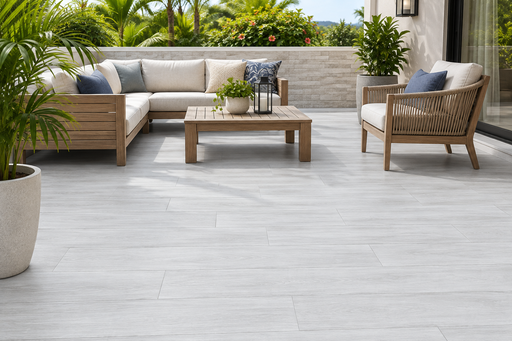 New Rieti Gray RT Ceramic Floor and Wall Tile 7" x 47"
