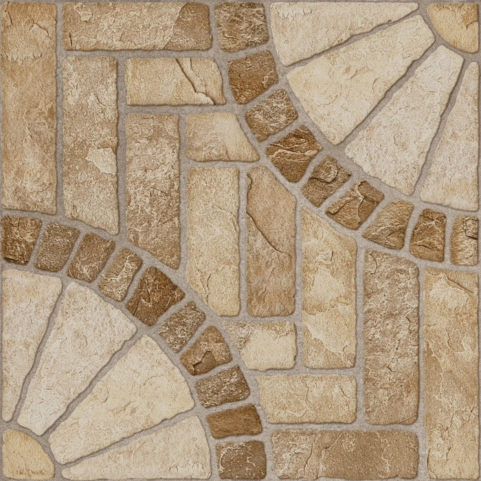 Pompeia Marrom AD Ceramic Floor and Wall Tile 20" X 20"