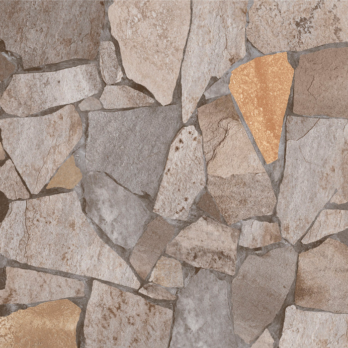 Quartzo Natural Ceramic Floor and Wall Tile 24" x 24"