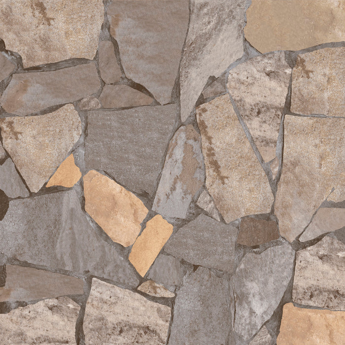 Quartzo Natural Ceramic Floor and Wall Tile 24" x 24"