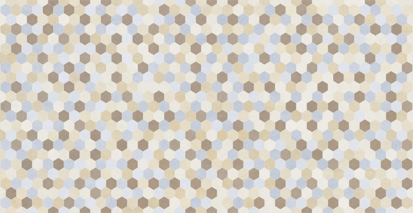Safira Beige Ceramic Wall Tile 12"X23"