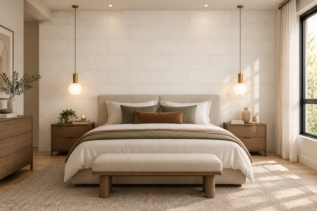 Santorini Gray Ceramic Floor and Wall Tile 12" x 24"