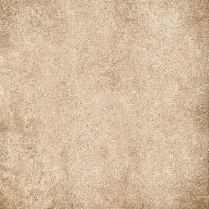 Tulsa Beige Ceramic Floor And Wall Tile 18" X 18"