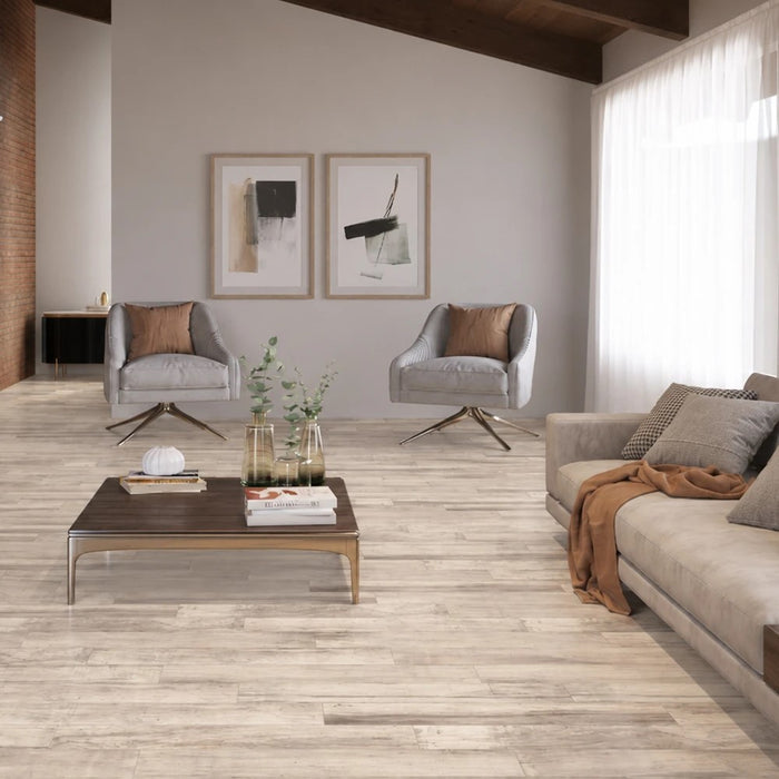 Vetus Taupe RT Ceramic Floor and Wall Tile 7" x 47"