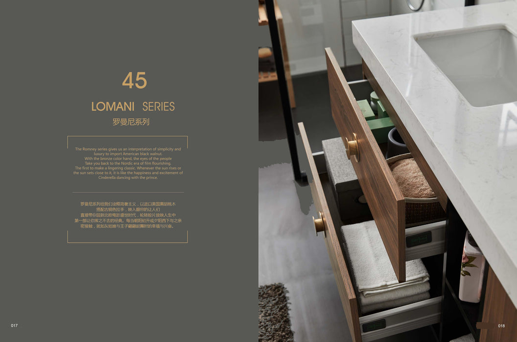 Lomani Series Bathroom Vanity Cabinet B-6145-120