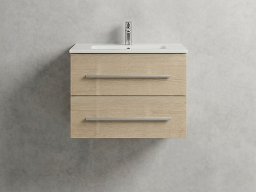 Floating Vanity Cabinet Oak